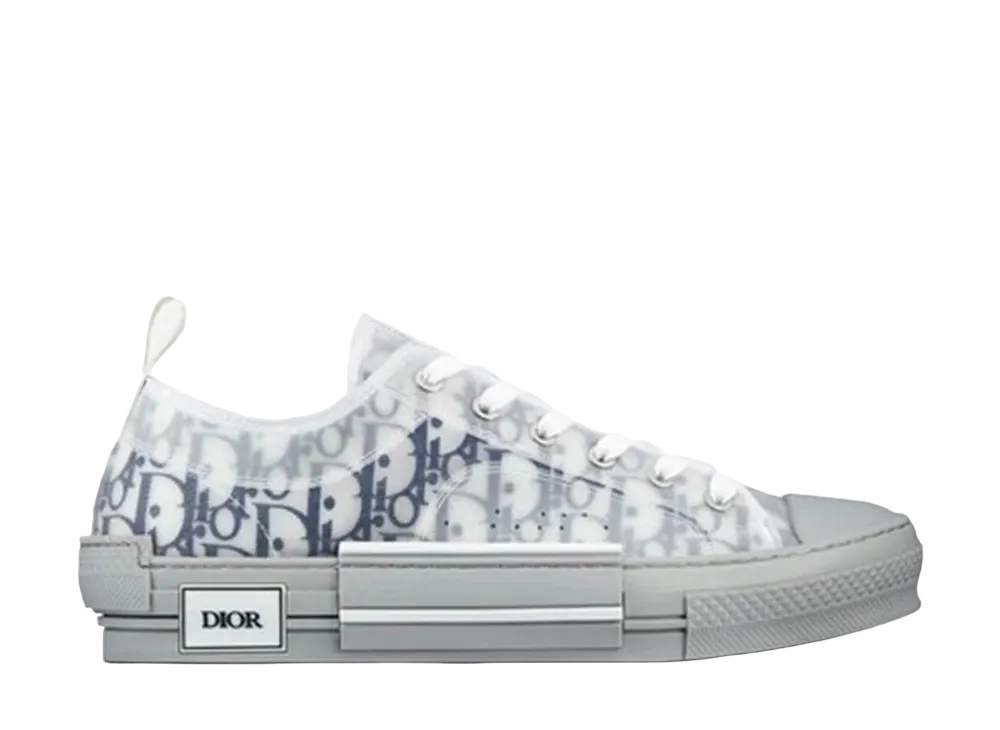 Dior B23 Low Top Sneaker Dior Oblique Canvas "Black Grey"