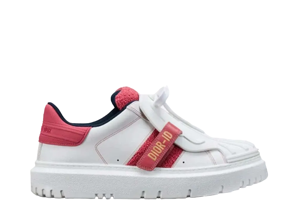 Dior Women's ID Sneaker Calfskin Terry Cotton "Pink"