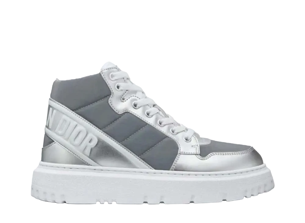 Dior Women's D Player Sneaker Quilting Nylon "Grey"