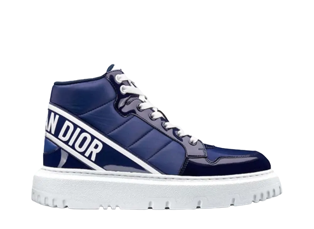 ディオール ウィメンズ D-プレイヤー スニーカー キルティング ナイロン "ネイビー"
