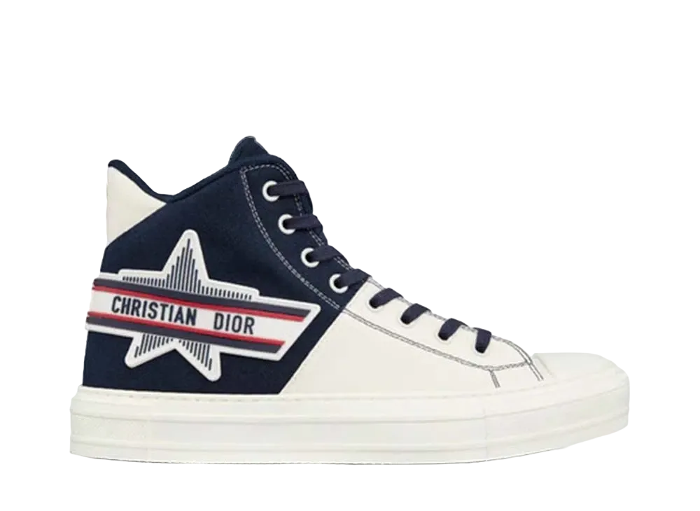 Dior Women's Walk'N'Dior Sneaker Dior Alps Cotton Canvas "Navy"
