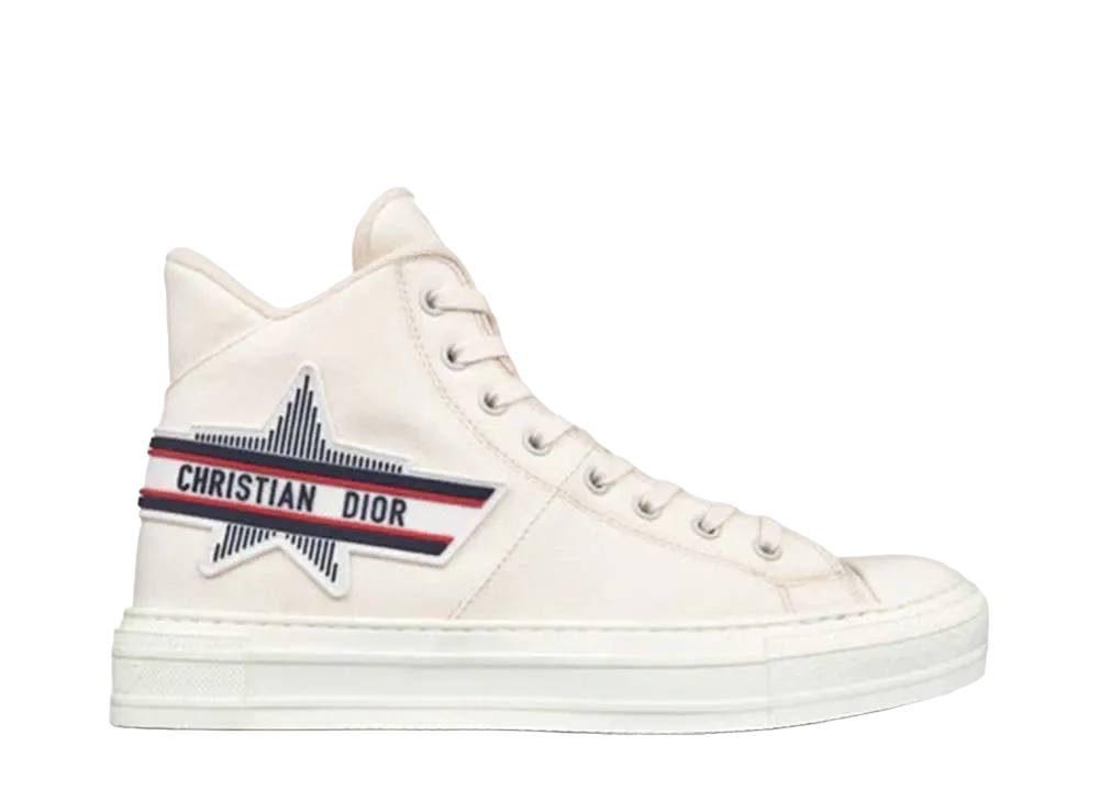 ディオール ウィメンズ ウォークン ディオール スニーカー ディオールアルプス コットンキャンバス "ホワイト"