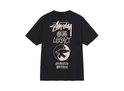 Stussy x OUR LEGACY SURFMAN PIG. DYED TEE "Black"