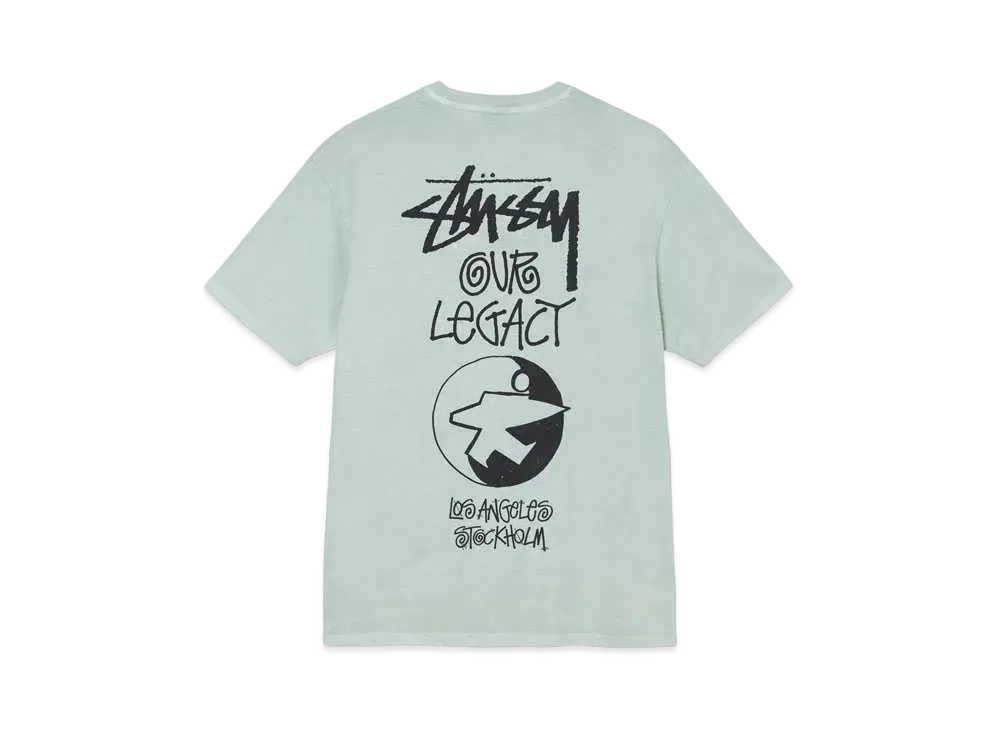 ★【STUSSY】★Stussy x Our Legacy Surfman Pig. Dyed T MINT★ Stussy x OUR LEGACY SURFMAN PIG. DYED TEE 