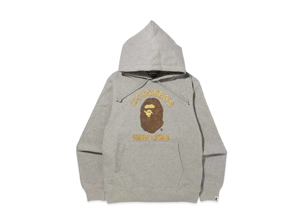 A BATHING APE X OVO PULLOVER HOODIE "Grey"