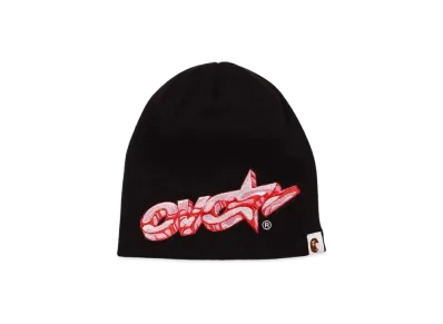 A BATHING APE X OVO KNIT CAP "Black"