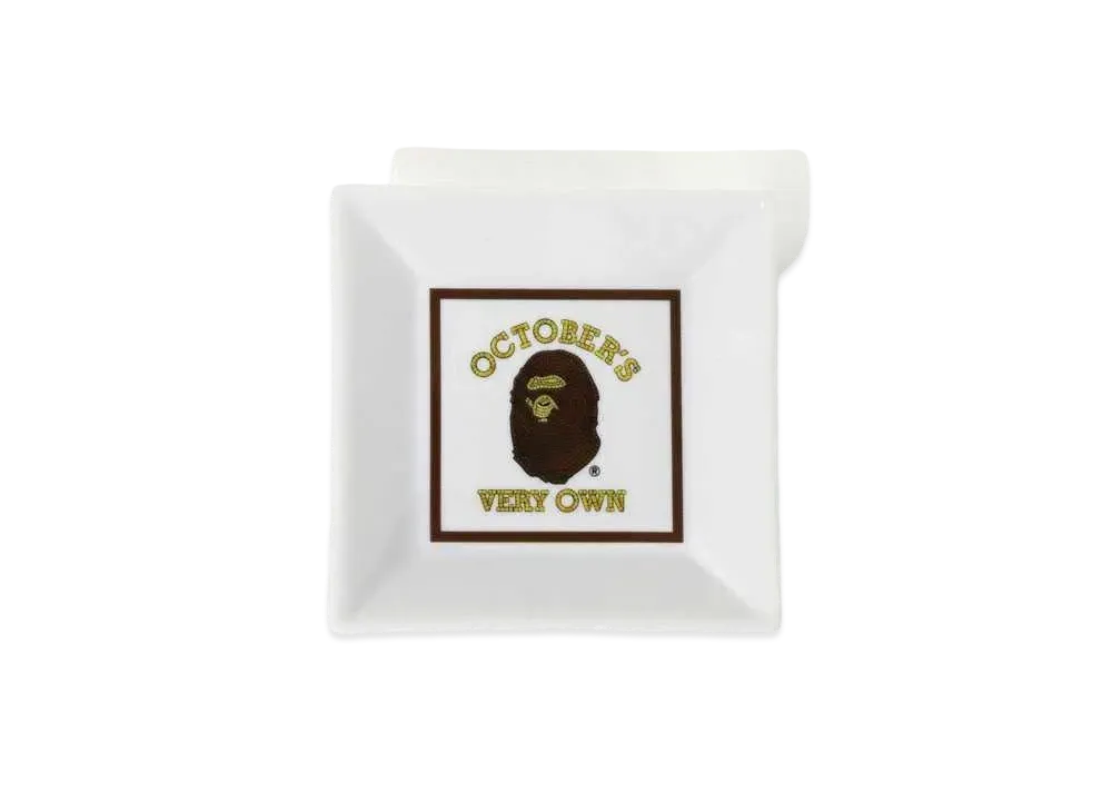 A BATHING APE X OVO ASHTRAY "White"