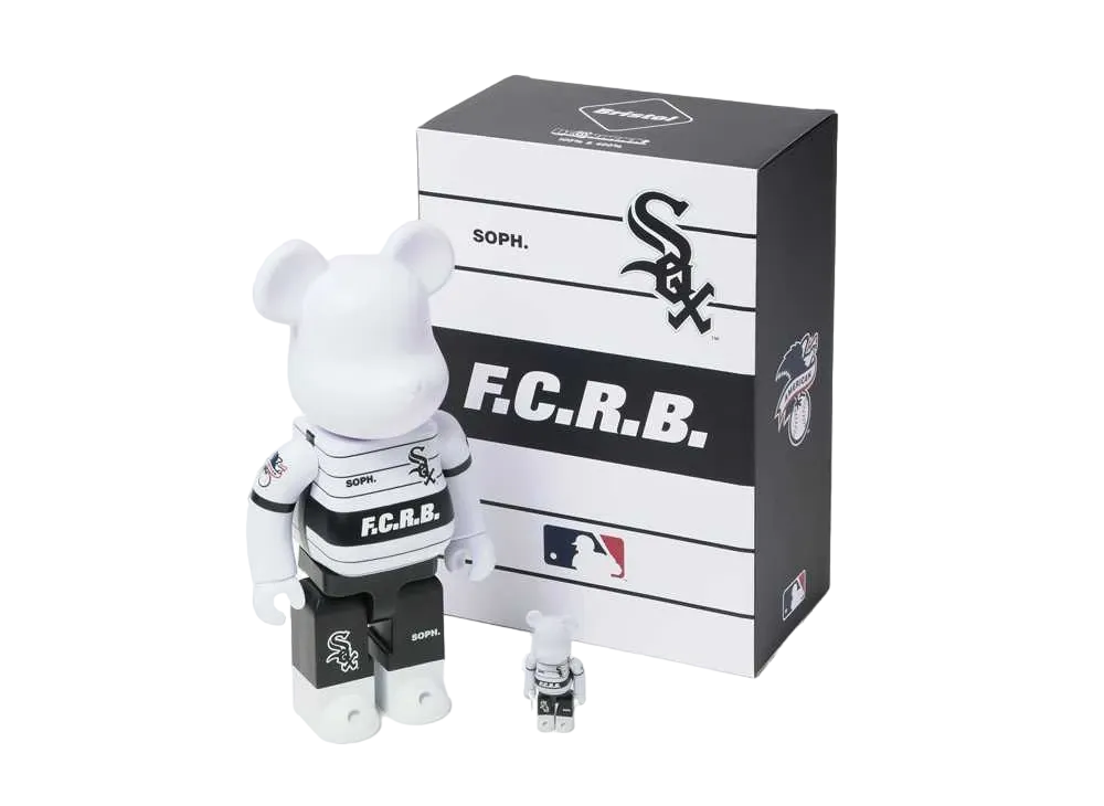 Bearbrick F.C.Real Bristol F.C.R.B. × MLB CHICAGO WHITE SOX 100% & 400%