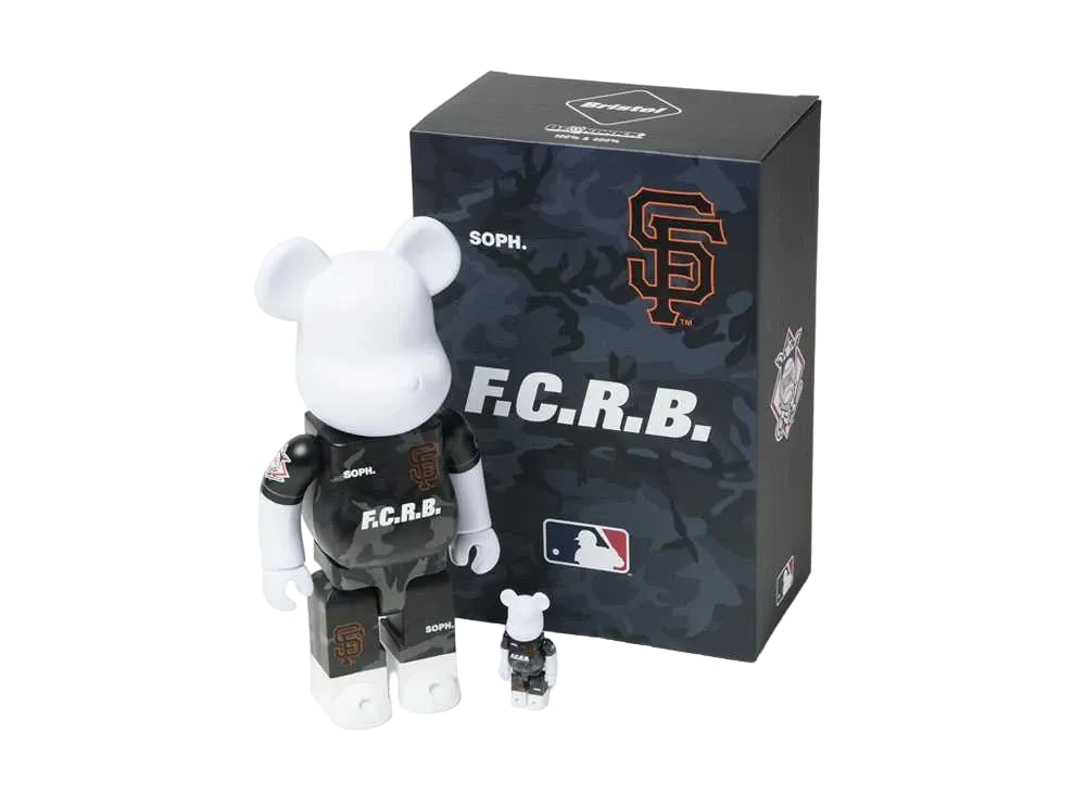 Bearbrick F.C.Real Bristol F.C.R.B. × MLB SAN FRANCISCO GIANTS 100% & 400%