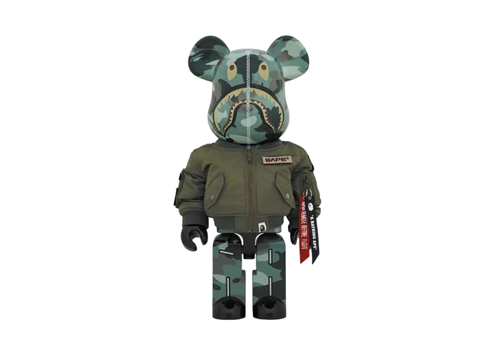 Bearbrick BAPE®︎ × ALPHA 1000%