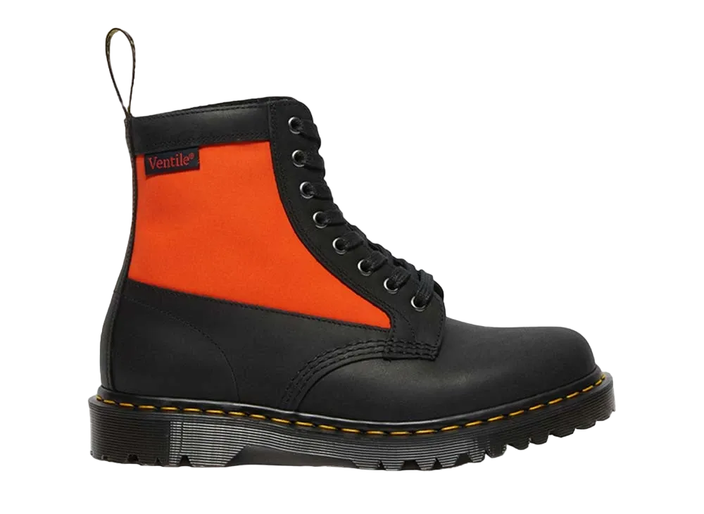 Dr.Martens MIE 1460 Panel 8-Eye Boots "Black / Orang"