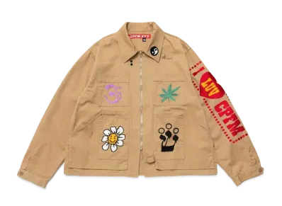 Cactus Plant Flea Market Knowledge Jacket "Beige"