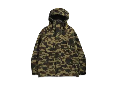 A BATHING APE GORE-TEX 1ST CAMO SNOWBOARD JACKET "Green"