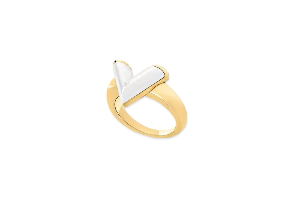 Louis Vuitton Essential V Pearlfection Ring