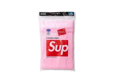 Supreme x Hanes Boxer Briefs (2 Pack) "Pink"