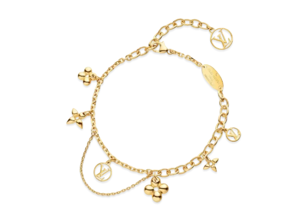 Louis Vuitton Blooming Supple Bracelet "Gold"