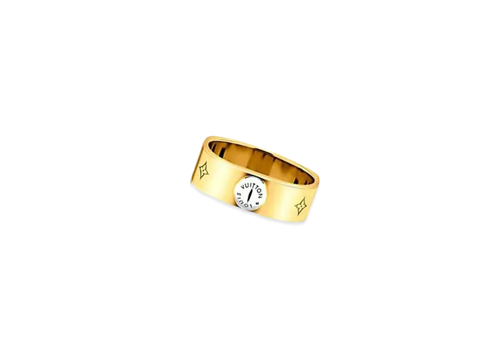 Louis Vuitton Nanogram Ring "Gold"