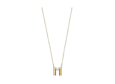 Louis Vuitton LV & Me Necklace Letter M "Gold"