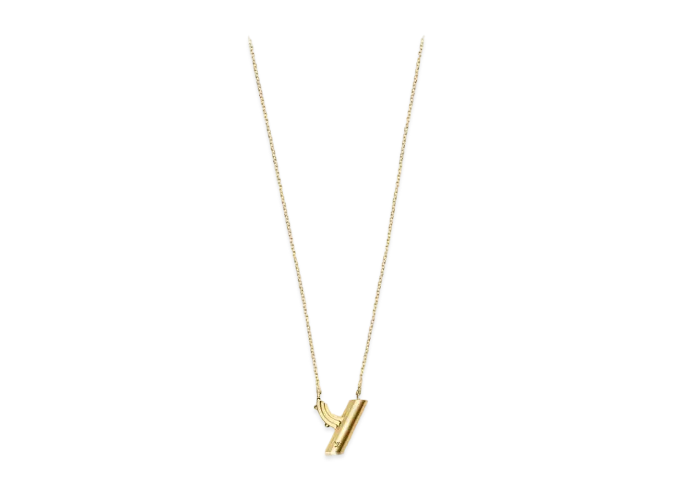 Louis Vuitton LV & Me Necklace Letter Y "Gold"