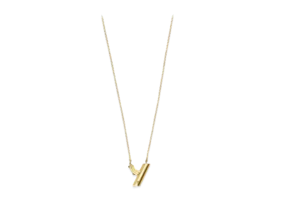 Louis Vuitton LV & Me Necklace Letter Y "Gold"