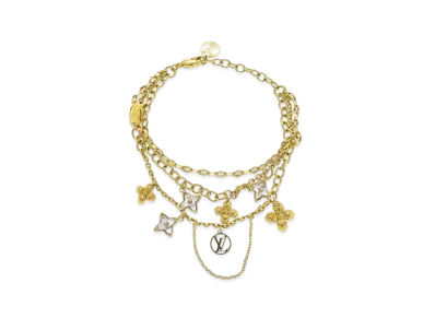 Louis Vuitton Blooming Strass Bracelet "Gold"