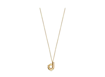 Louis Vuitton LV & Me Necklace Letter D "Gold"