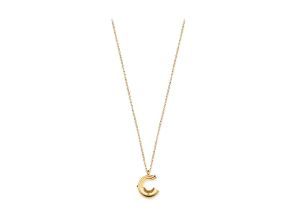 Louis Vuitton LV & Me Necklace Letter C "Gold"