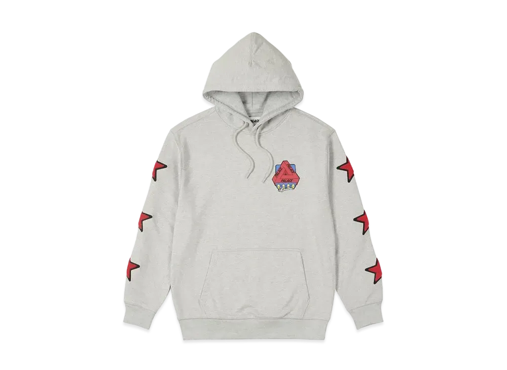 PALACE START IT UP HOOD "Grey Marl"