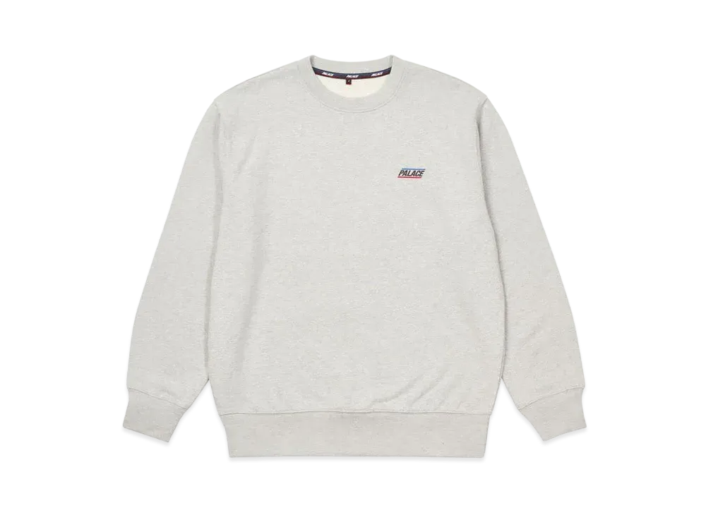PALACE BASICALLY A CREW "Grey Marl"