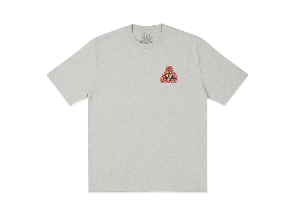 PALACE G-FACE T-SHIRT "Grey Marl"