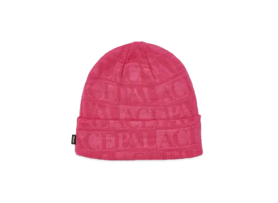 PALACE EMBOSS REPEAT BEANIE "Pink"