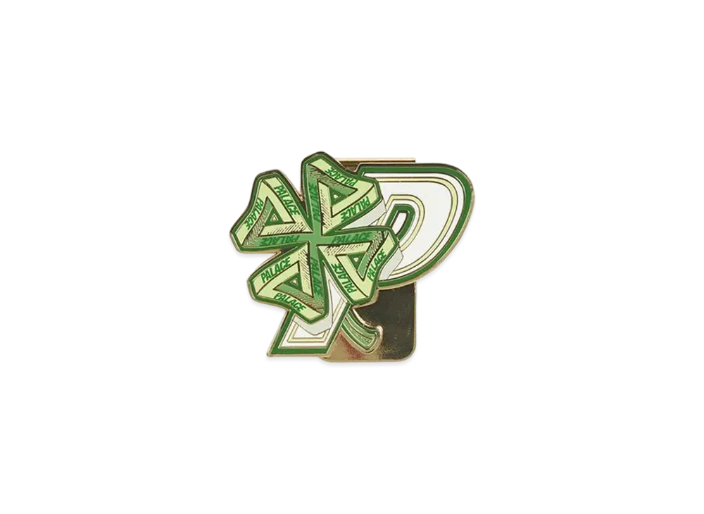 PALACE STRIKE IT LUCKY MONEY CLIP "Gold / Green / White"