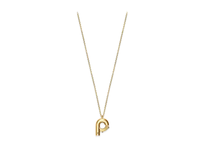 Louis Vuitton LV & Me Necklace Letter P "Gold"