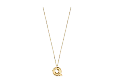 Louis Vuitton LV & Me Necklace Letter Q "Gold"