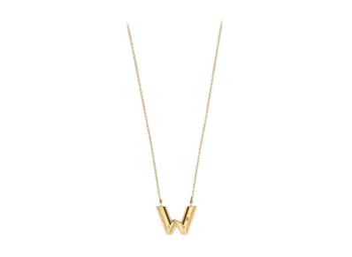 Louis Vuitton LV & Me Necklace Letter W "Gold"