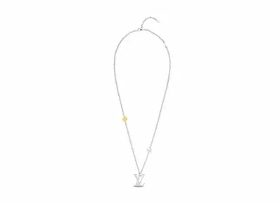 Louis Vuitton Monogram Carved Necklace