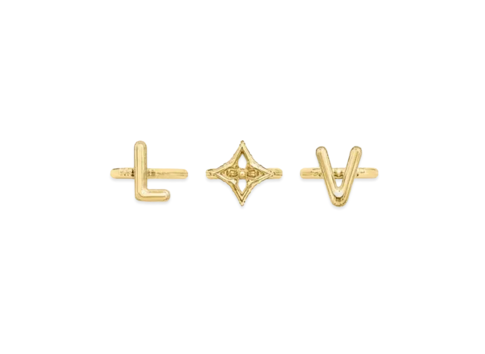 Louis Vuitton LV Balloon Set Of 3 Rings