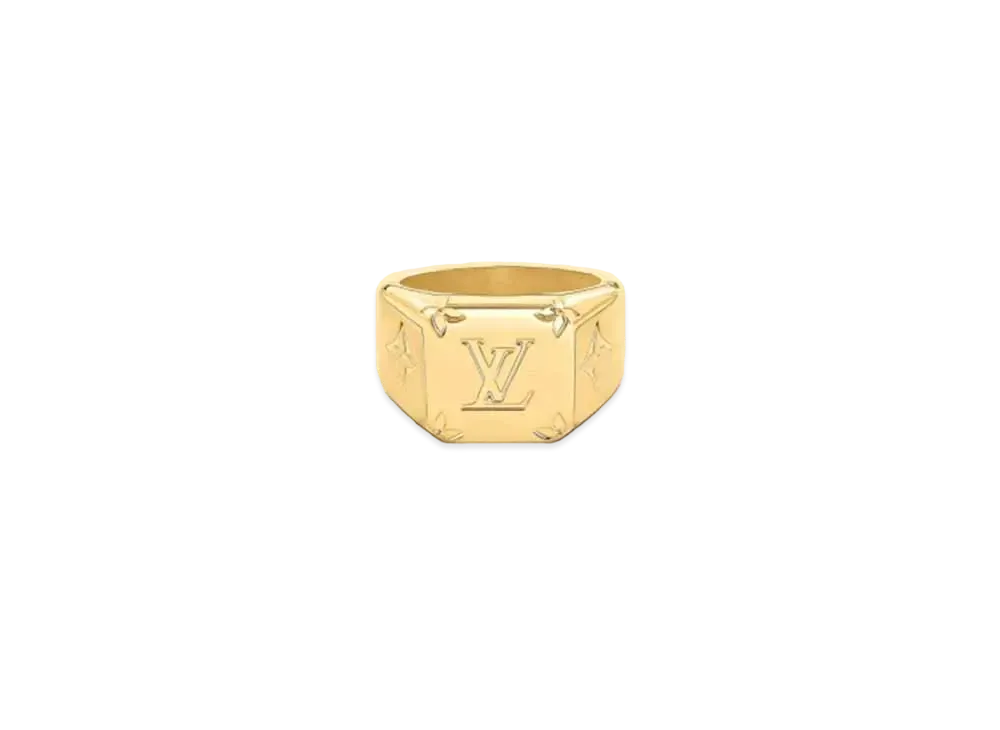 ルイヴィトン シグネットリング モノグラム (L) M80191