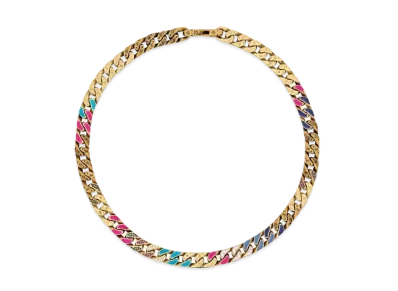Louis Vuitton Chain Links Patches Necklace
