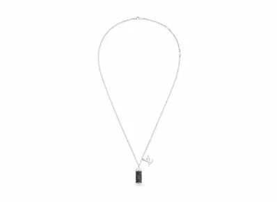 Louis Vuitton Monogram Eclipse Charms Necklace