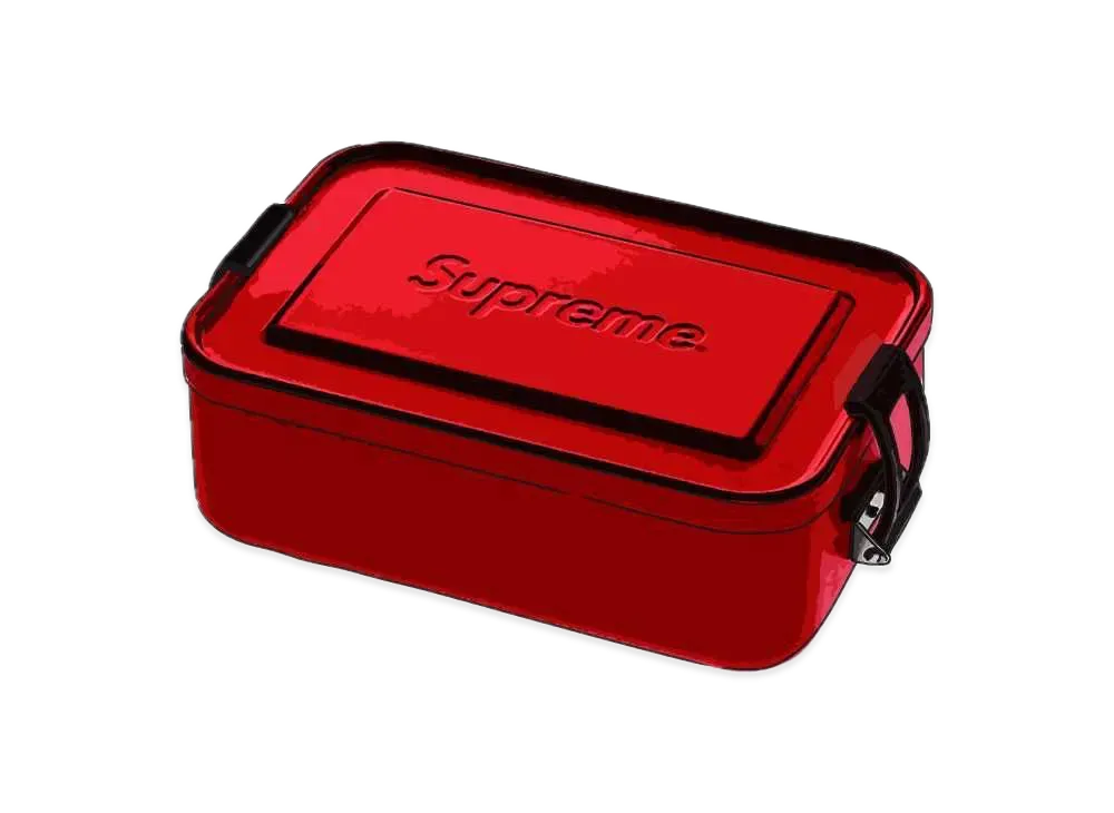 シュプリーム スモール メタル ボックス "レッド"