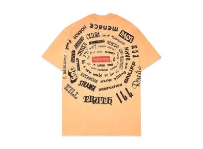 Supreme Spiral Tee "Peach"