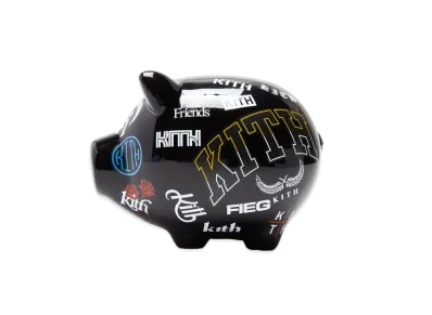 Kith Novelty Logo Piggy Bank "Black"
