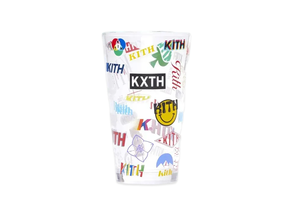 Kith Novelty Logo Glass "Black"