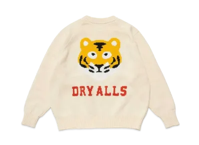 HUMAN MADE RAGLAN SLEEVE KNIT "White"