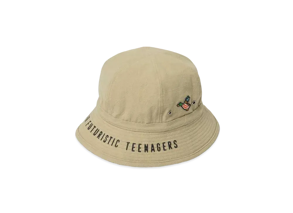 HUMAN MADE ROUND BUCKET HAT "Beige"