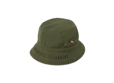 HUMAN MADE ROUND BUCKET HAT "Olive"