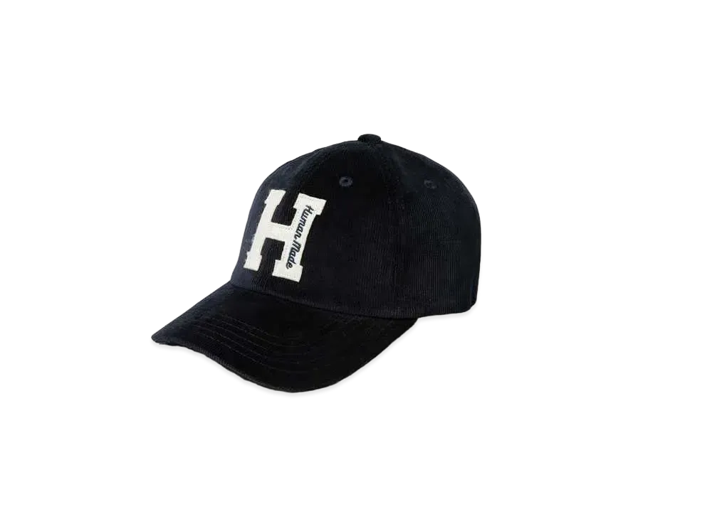 【美品】HUMAN MADE 6PANEL CORDUROY CAPネイビー HUMAN MADE 6 PANEL CORDUROY CAP ネイビー コーデュロイ キャップ