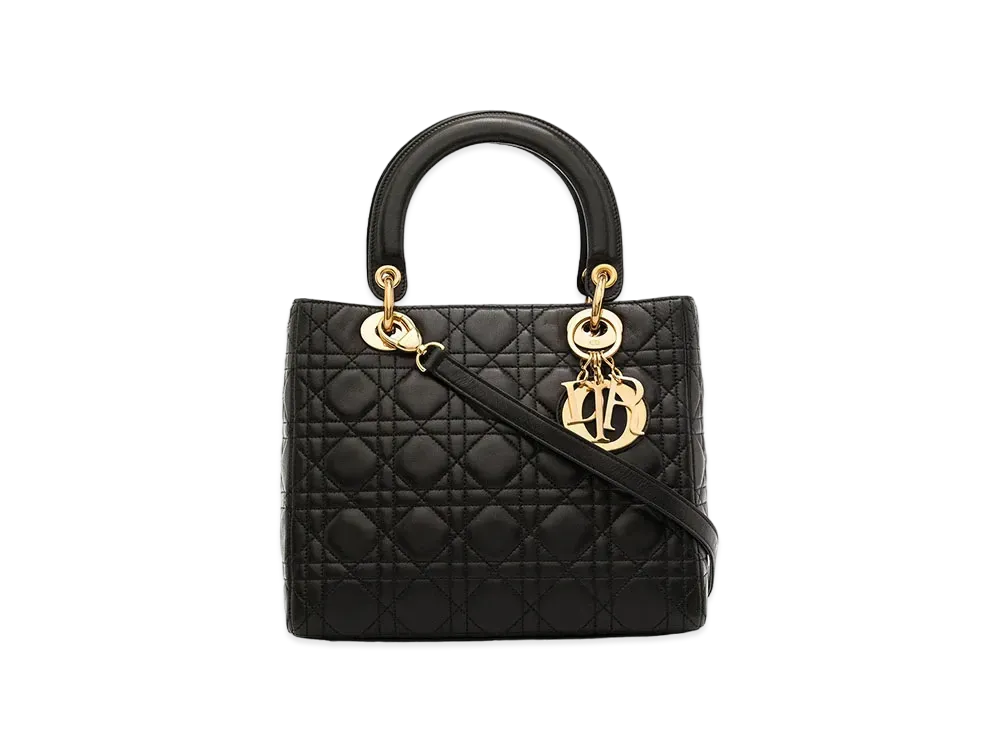 Dior Medium Lady Dior My ABCDior Bag "Black"