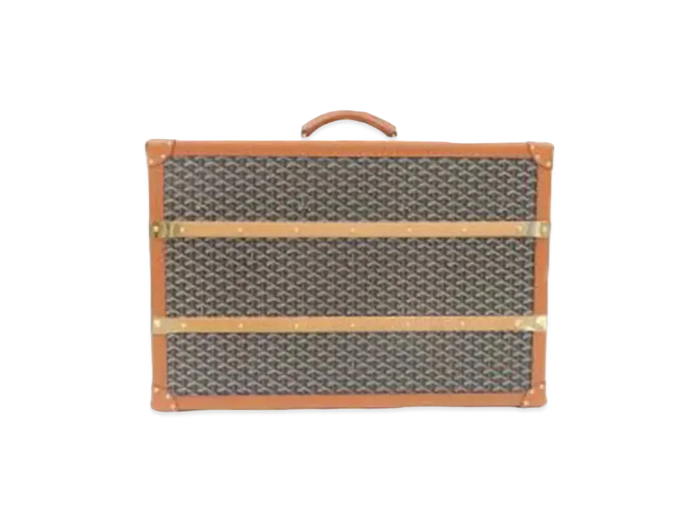 Goyard Palace MM Trunk Bag "Black/Brown"